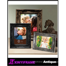 resin white Imitation wood Family photo frame for Room decoration